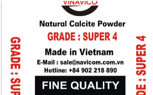 Bột đá siêu mịn Super 4 - Bột Đá Vinavico - Công Ty CP Khoáng Sản Bao Bì Và Nhựa Vinavico